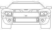 Ford GT - önden görünüm ford GT ön