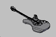 Kytara - 3D modeli gitar