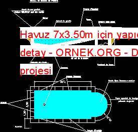 Havuz 7x3.50m için yapıcı detay 578.12 KB