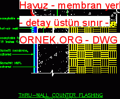 Havuz - membran yerleştirme - detay üstün sınır 63.88 KB