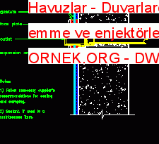 Havuzlar - Duvarlarda detay emme ve enjektörler 59.55 KB