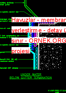 Havuzlar - membran yerleştirme - detay üstün sınır 54.45 KB