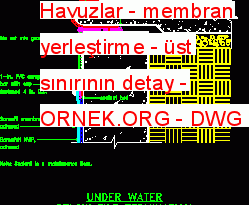 Havuzlar - membran yerleştirme - üst sınırının detay 57.88 KB