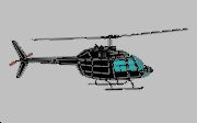 Helikopter - 3D modeli helikopter