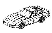 3D modeli - Spor Corvette VZ korvet