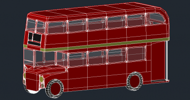 Londra çift katlı otobüs london - bus