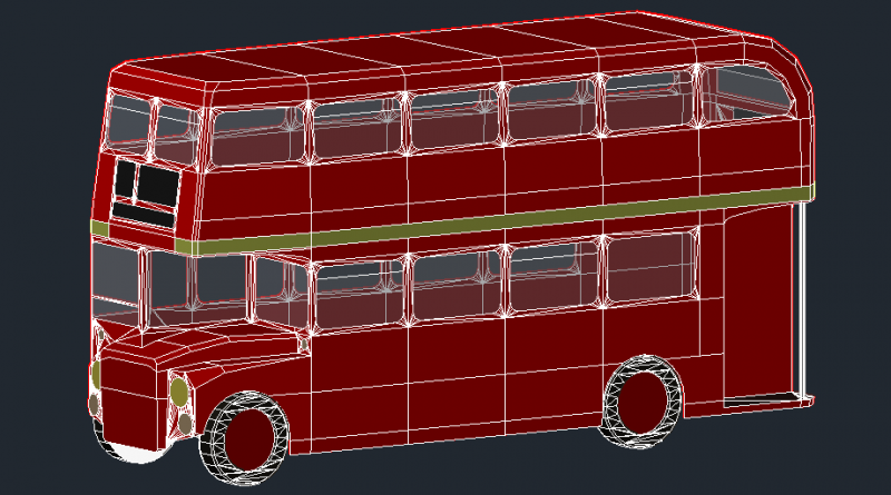 Londra çift katlı otobüs london - bus