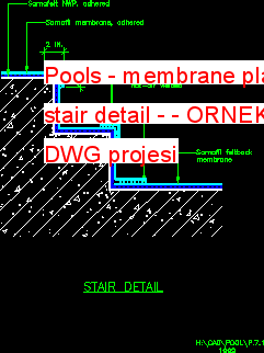 Pools - membrane placement - stair detail - 50.83 KB