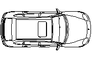Porsche Cayenne - plan görünümü porsche cayenne planı