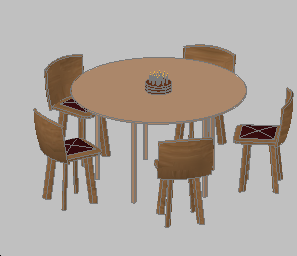 Sandalyeler ile masa ( doğum günü partisi ) sandalyeler ile masa