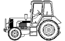 Traktör - görünümü traktör