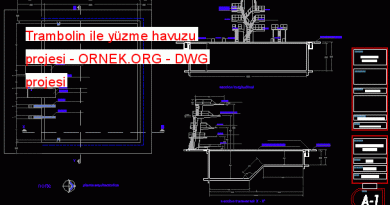 Trambolin ile yüzme havuzu projesi 105.25 KB