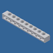 Lego tuğla 1x10 ( 9x delik) tuğla 1x10 ( 9x delik)