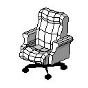 Müdür koltuğu kol dayama ile haddeleme yönetsel sandalye